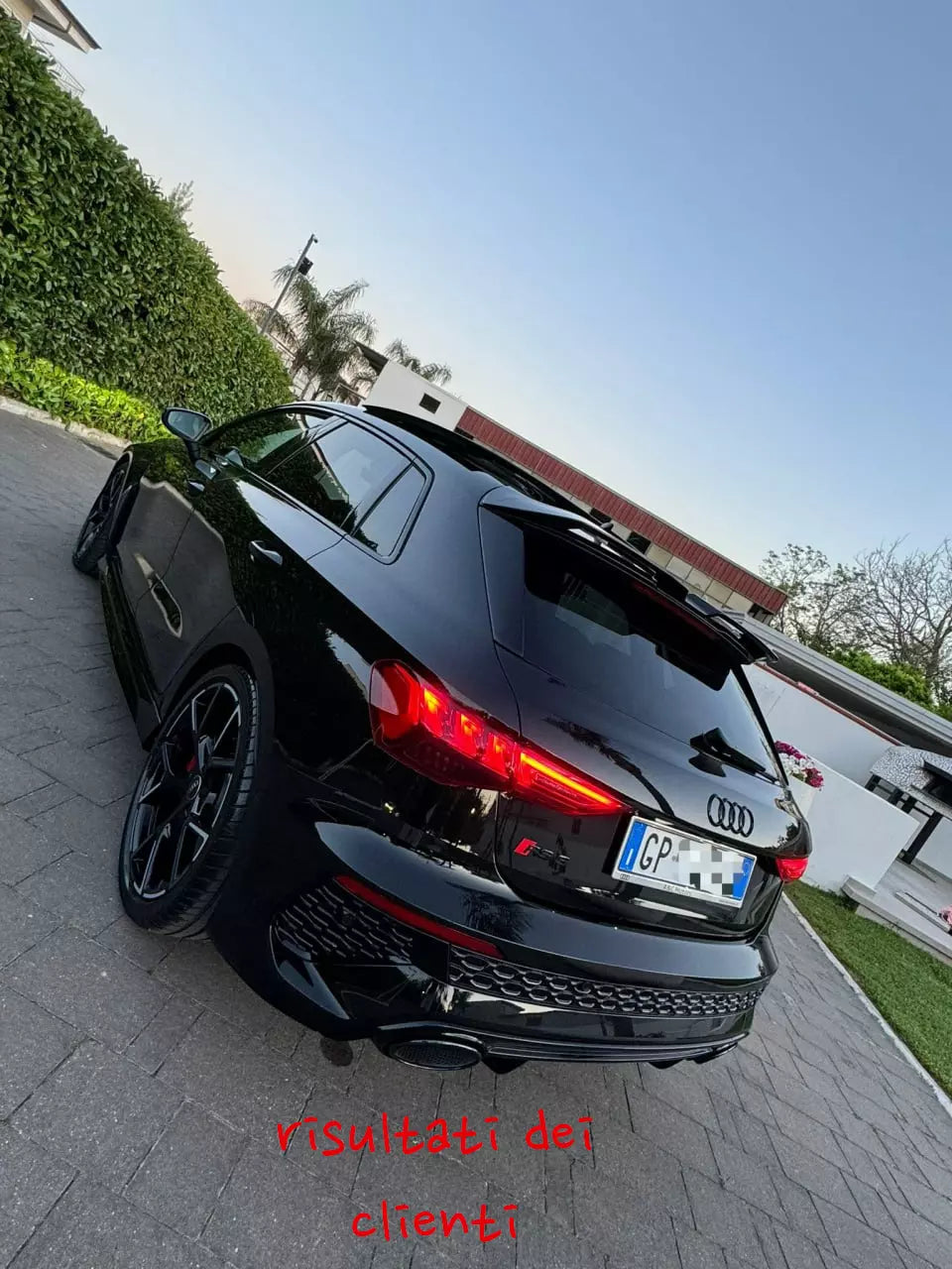 0974✨SPOILER ADATTO PER AUDI A3 8Y 2020+ LOOK NERO LUCIDO DESIGN SPORTIVO✨