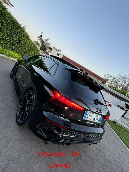 0974✨SPOILER ADATTO PER AUDI A3 8Y 2020+ LOOK NERO LUCIDO DESIGN SPORTIVO✨