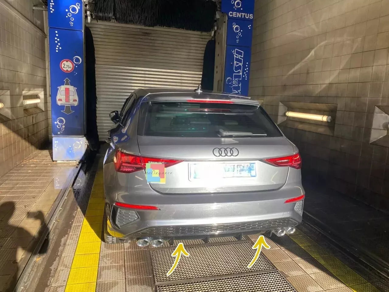 ⚡1085 DIFFUSORE ADATTO PER A3 8Y 2020+ SPORTBACK LOOK S3 PER PARAURTI SLINE⚡