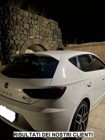 🔥SEAT LEON 5F 5 PORTE 2012+ SPOILER SUL TETTO POSTERIORE + DEFLETTORI ABS -.-🔥