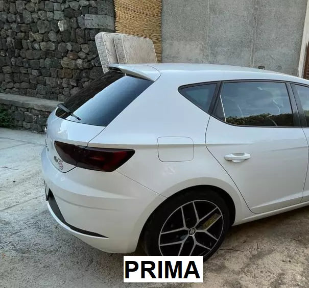 🔥SEAT LEON 5F 5 PORTE 2012+ SPOILER SUL TETTO POSTERIORE + DEFLETTORI ABS -.-🔥