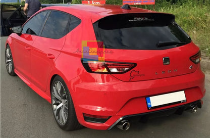 🔥SEAT LEON 5F 5 PORTE 2012+ SPOILER SUL TETTO POSTERIORE + DEFLETTORI ABS -.-🔥