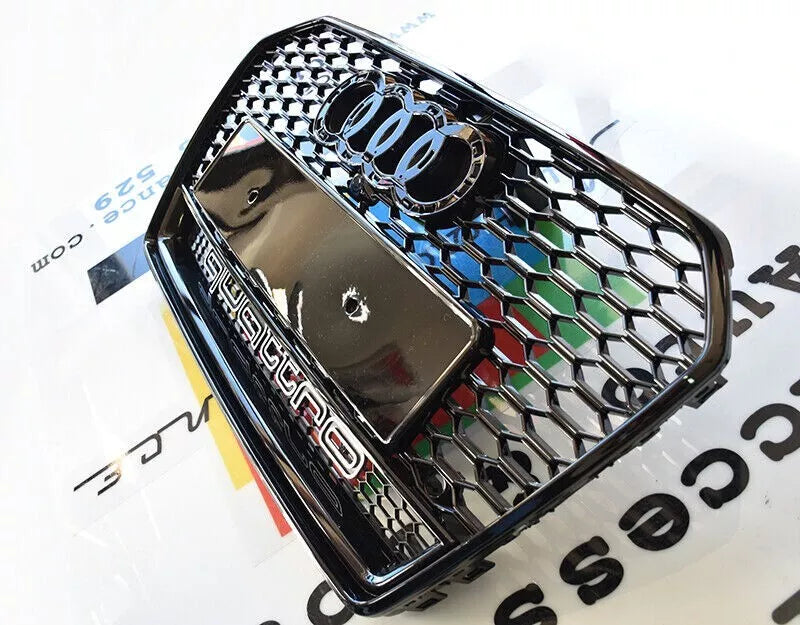 0605⭐GRIGLIA ANTERIORE AUDI A6 4G C7 15-18 LIFT AVANT BERLINA CALANDRA RS6 NERA⭐