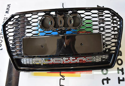 0605⭐GRIGLIA ANTERIORE AUDI A6 4G C7 15-18 LIFT AVANT BERLINA CALANDRA RS6 NERA⭐