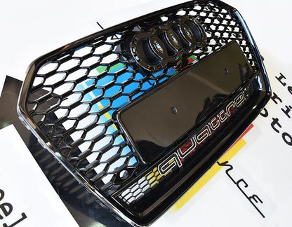 0605⭐GRIGLIA ANTERIORE AUDI A6 4G C7 15-18 LIFT AVANT BERLINA CALANDRA RS6 NERA⭐