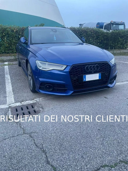 0605⭐GRIGLIA ANTERIORE AUDI A6 4G C7 15-18 LIFT AVANT BERLINA CALANDRA RS6 NERA⭐