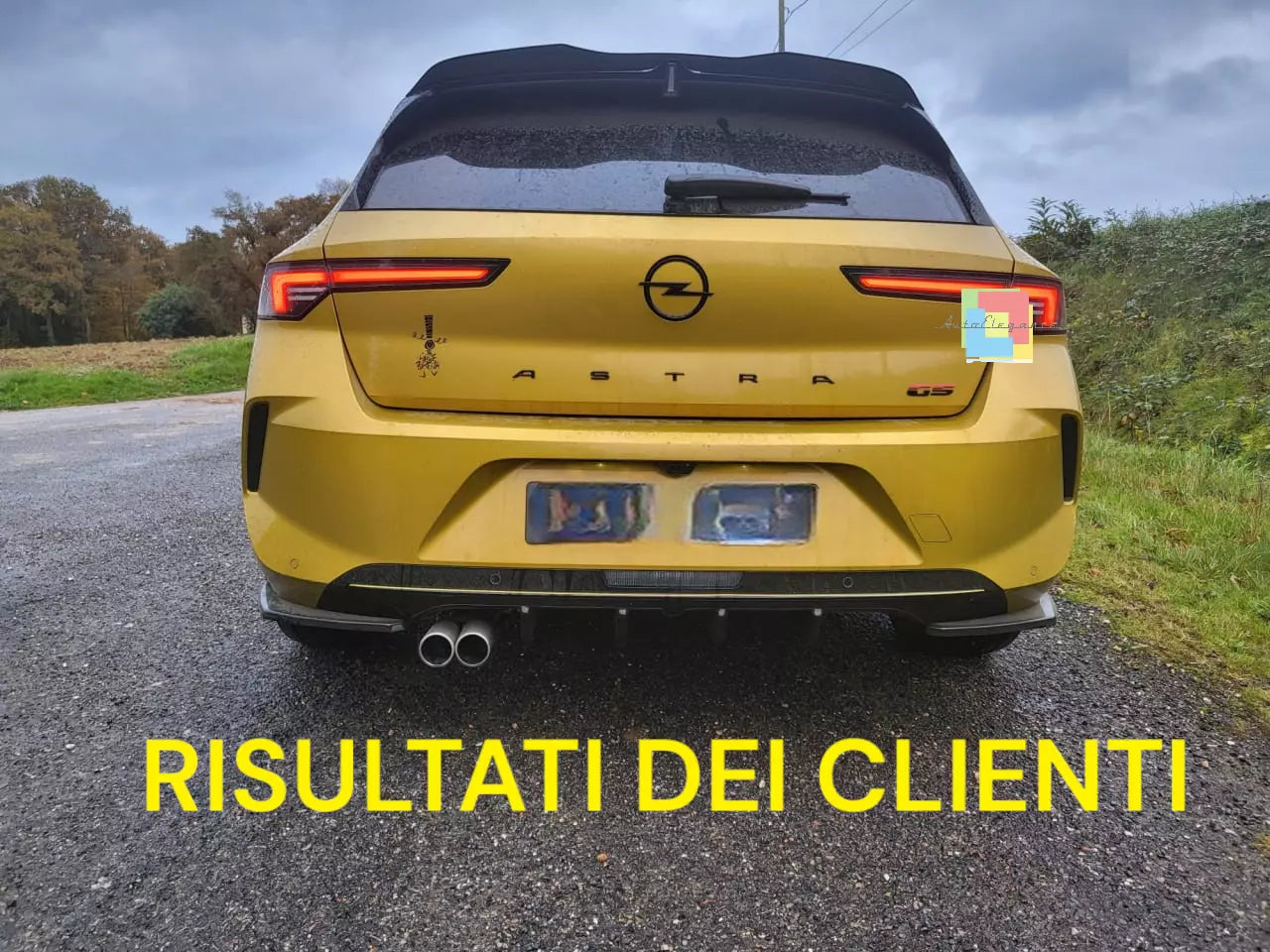 ⭐1794 SPOILER ADATTO PER OPEL ASTRA L 2020+ STANDARD NERO LUCIDO⭐