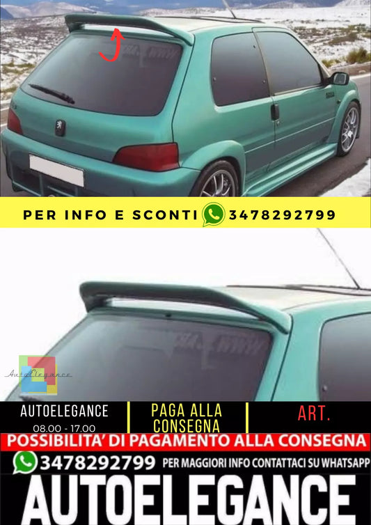 👌✨SPOILER POSTERIORE adatto per PEUGEOT 106✨👌