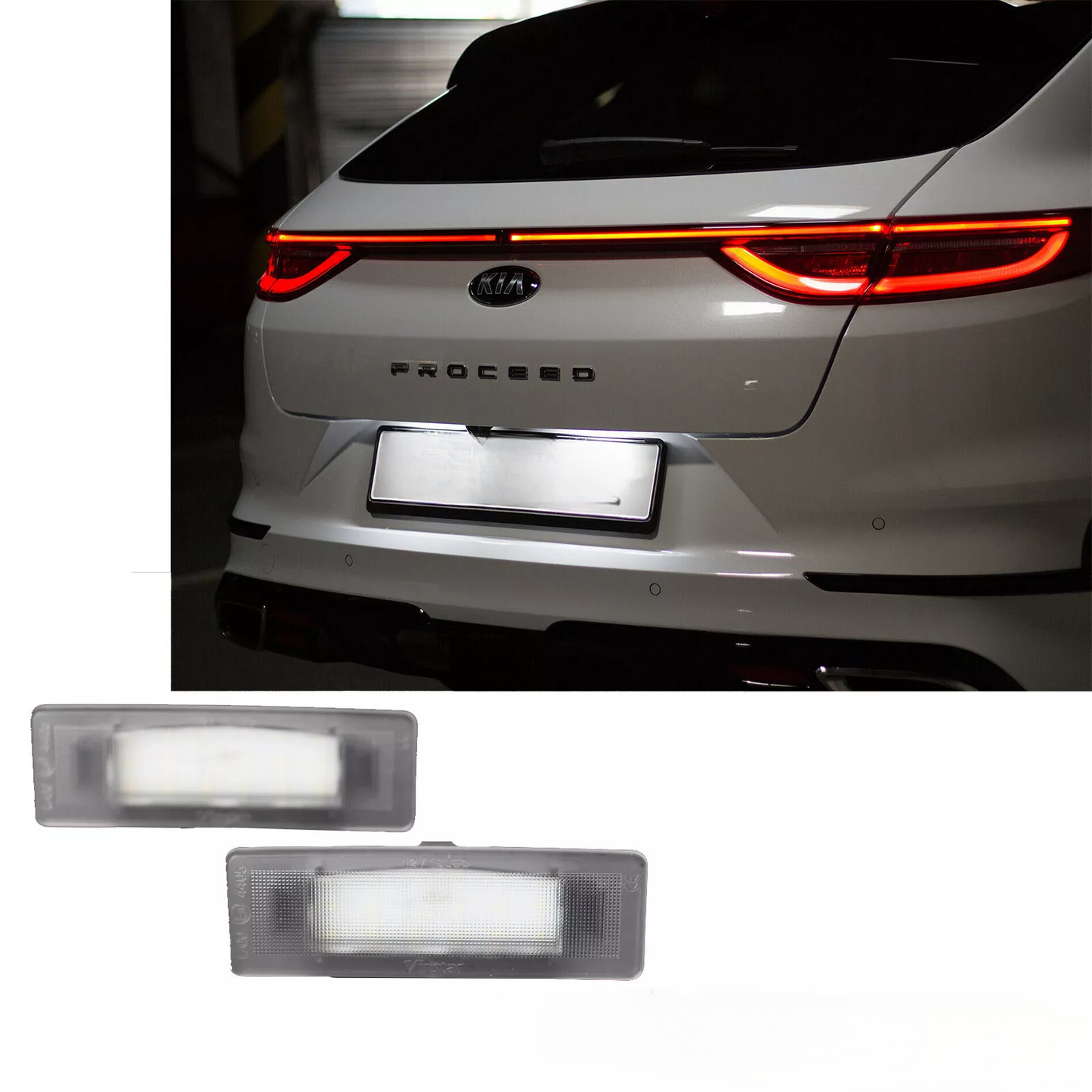 ⭐LUCE TARGA A LED ADATTA PER KIA SPORTAGE QL MAGENTIS MG OPTIMA TF⭐