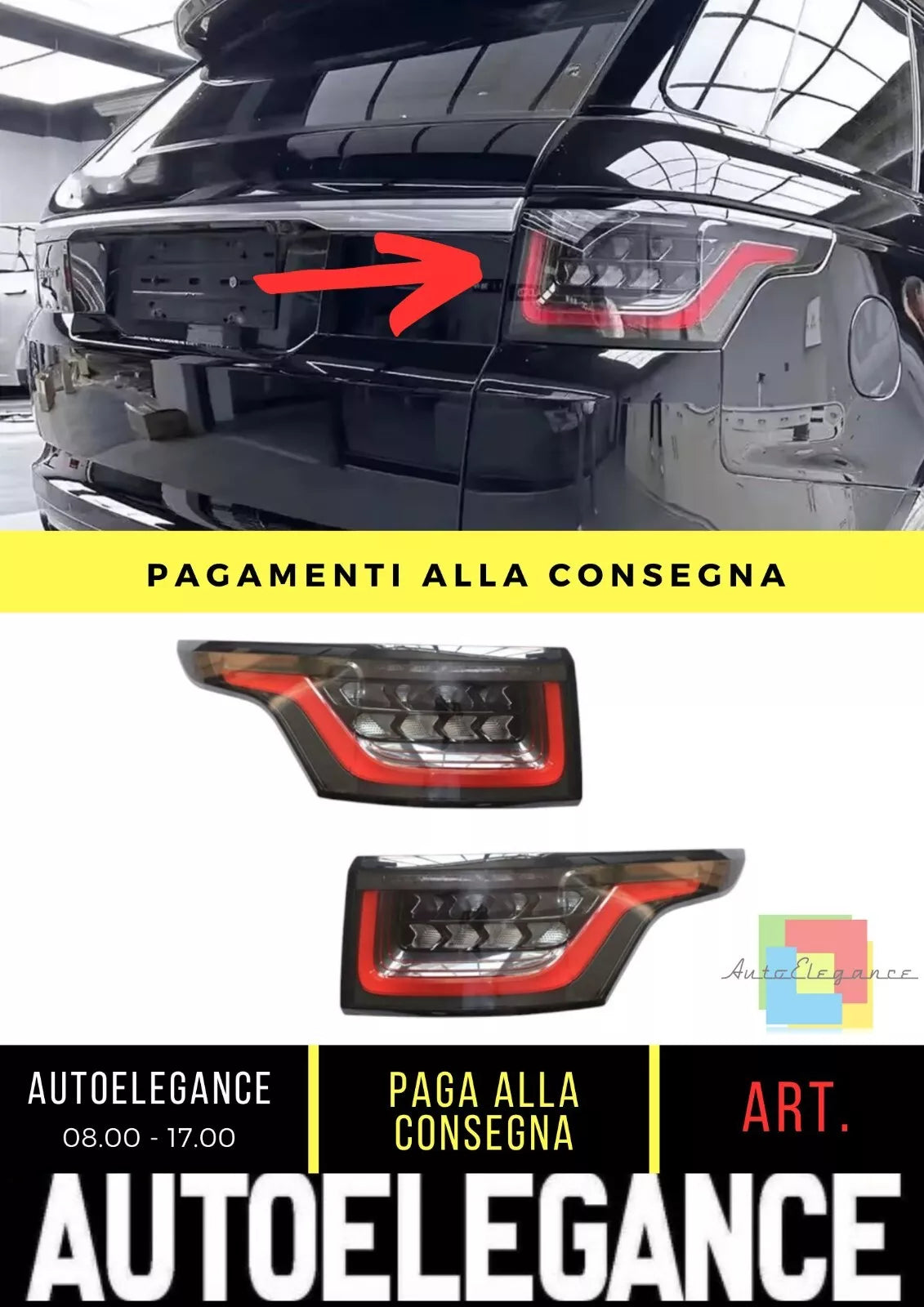 Fanale posteriore adatto per Range Rover Sport L494 (2013-2017)