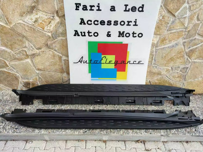 0225🔥PEDANE LATERALI ADATTE PER MERCEDES GLC C253 X253 NERO look AMG black🔥