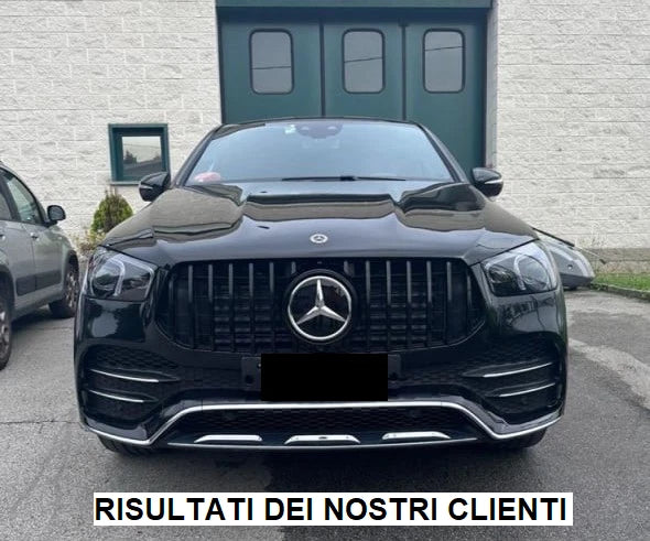 0225🔥PEDANE LATERALI ADATTE PER MERCEDES GLC C253 X253 NERO look AMG black🔥