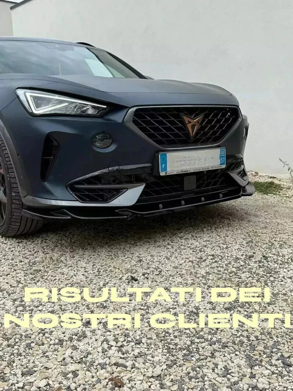 💥1340 SPLITTER ADATTO PER CUPRA FORMENTOR 2020+ NERO LUCIDO💥