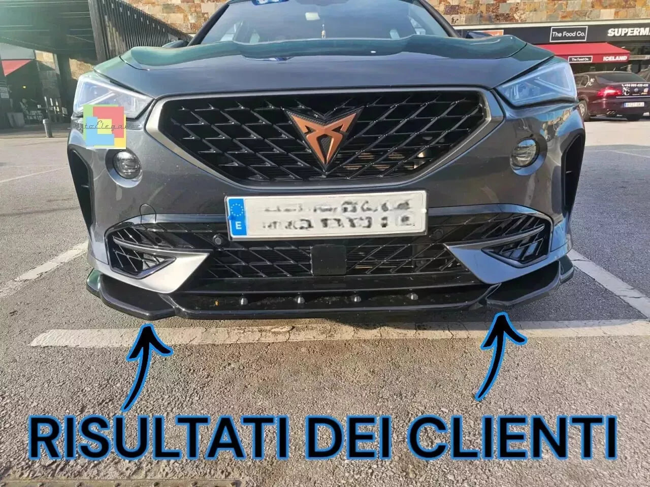 💥1340 SPLITTER ADATTO PER CUPRA FORMENTOR 2020+ NERO LUCIDO💥
