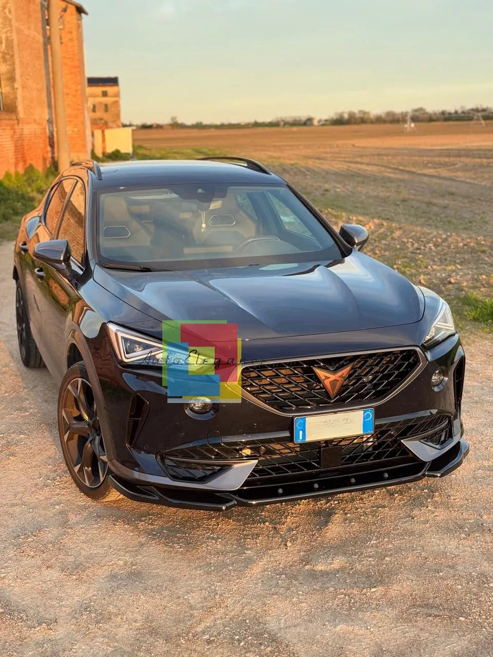 💥1340 SPLITTER ADATTO PER CUPRA FORMENTOR 2020+ NERO LUCIDO💥