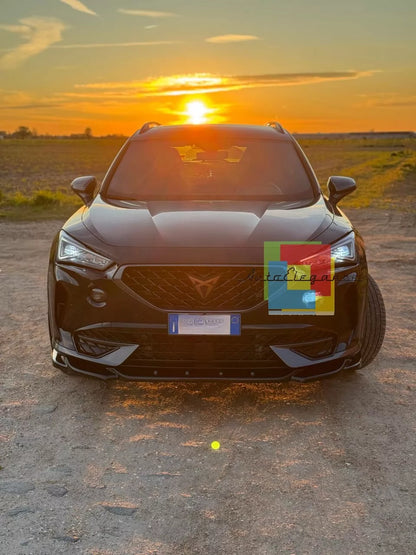 💥1340 SPLITTER ADATTO PER CUPRA FORMENTOR 2020+ NERO LUCIDO💥
