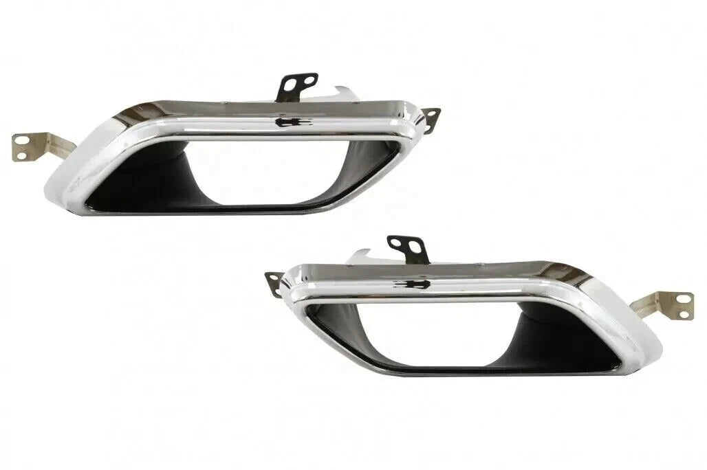 ⭐0755 DIFFUSORE RANGE ROVER VELAR SUVL560 17+TERMINALI  ALL BLACK NERO LUCIDO⭐