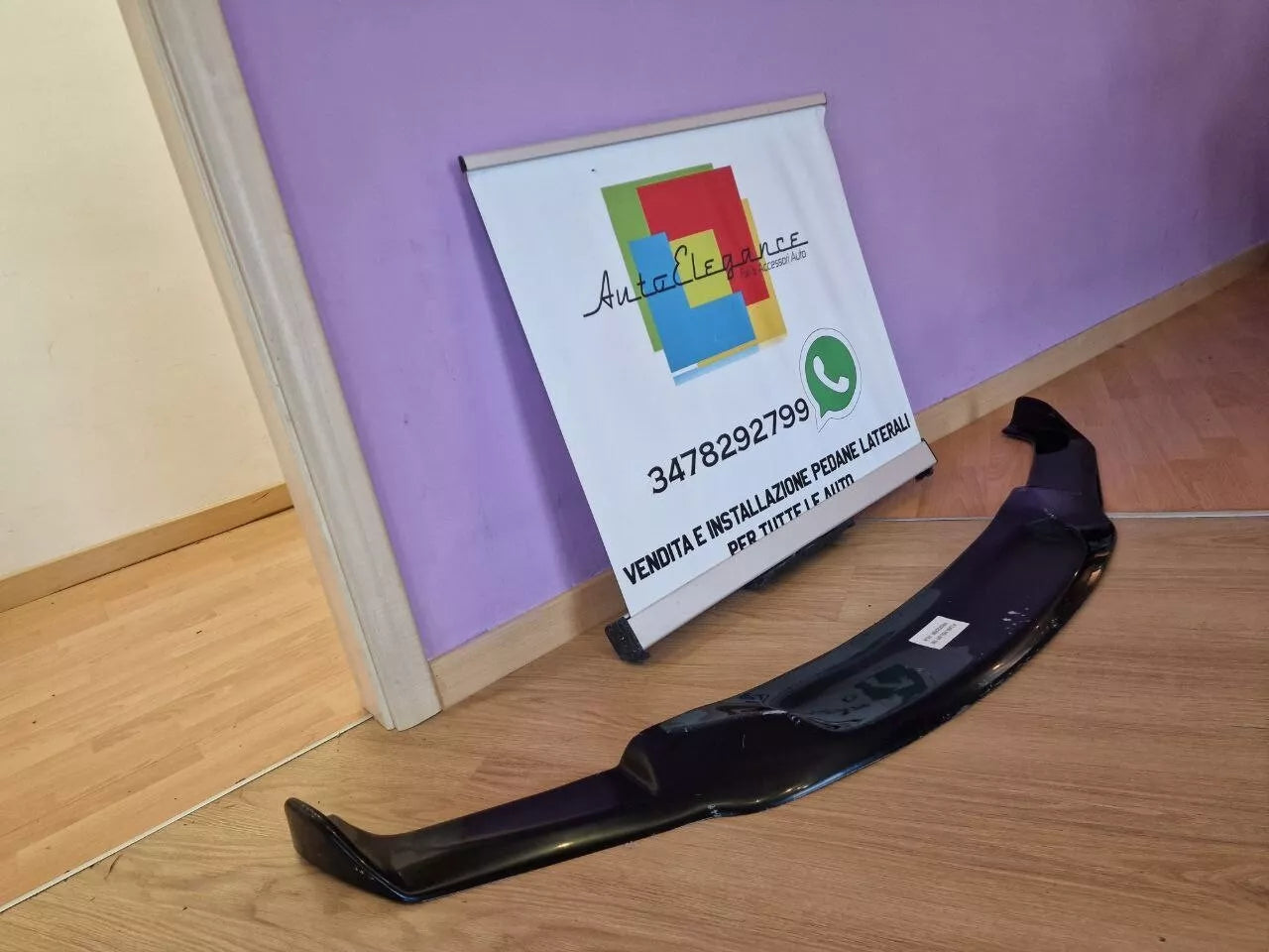 ⭐SPLITTER ADATTO PER BMW SERIE 3 F30 F31 M tech SOTTO PARAURTI ANTERIORE⭐