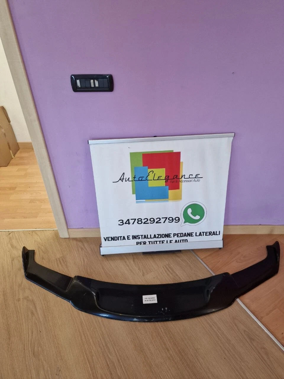 ⭐SPLITTER ADATTO PER BMW SERIE 3 F30 F31 M tech SOTTO PARAURTI ANTERIORE⭐