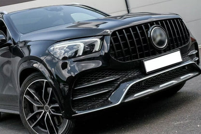 ⭐GRIGLIA ANTERIORE PER MERCEDES GLE W167 C167 2019+ NERA PANAMERICANA⭐