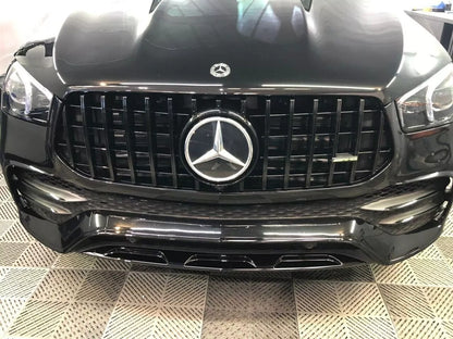 ⭐GRIGLIA ANTERIORE PER MERCEDES GLE W167 C167 2019+ NERA PANAMERICANA⭐