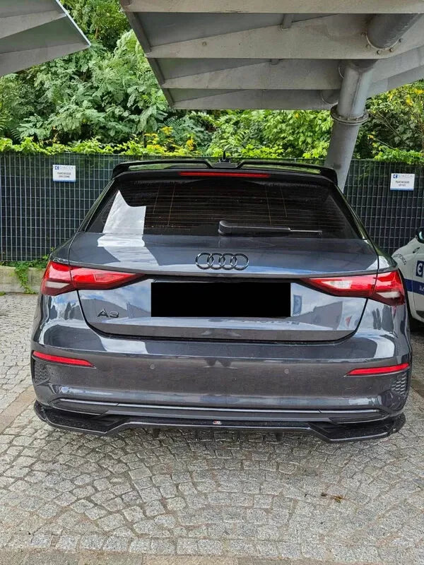 ✨SPOILER ADATTO PER AUDI A3 / RS3 8Y 2020+ LOOK NERO LUCIDO DESIGN SPORTIVO✨