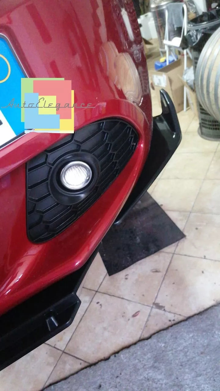⭐SPLITTER ANTERIORE ADATTO PER ALFA ROMEO MITO 08+ NERO LUCIDO LOOK RS⭐