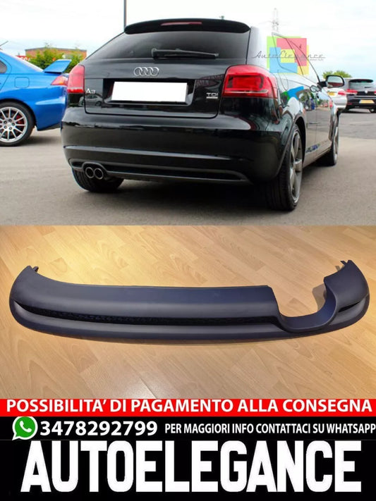 Haze Sline - Audi A3 8P 08-12 Diffusore paraurti inferiore posteriore