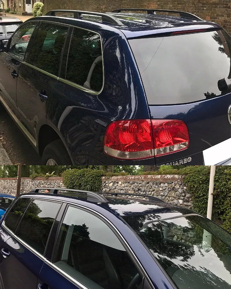 Porsche Cayenne 2002-2010 Barre portatutto nere Timbro Barre portatutto