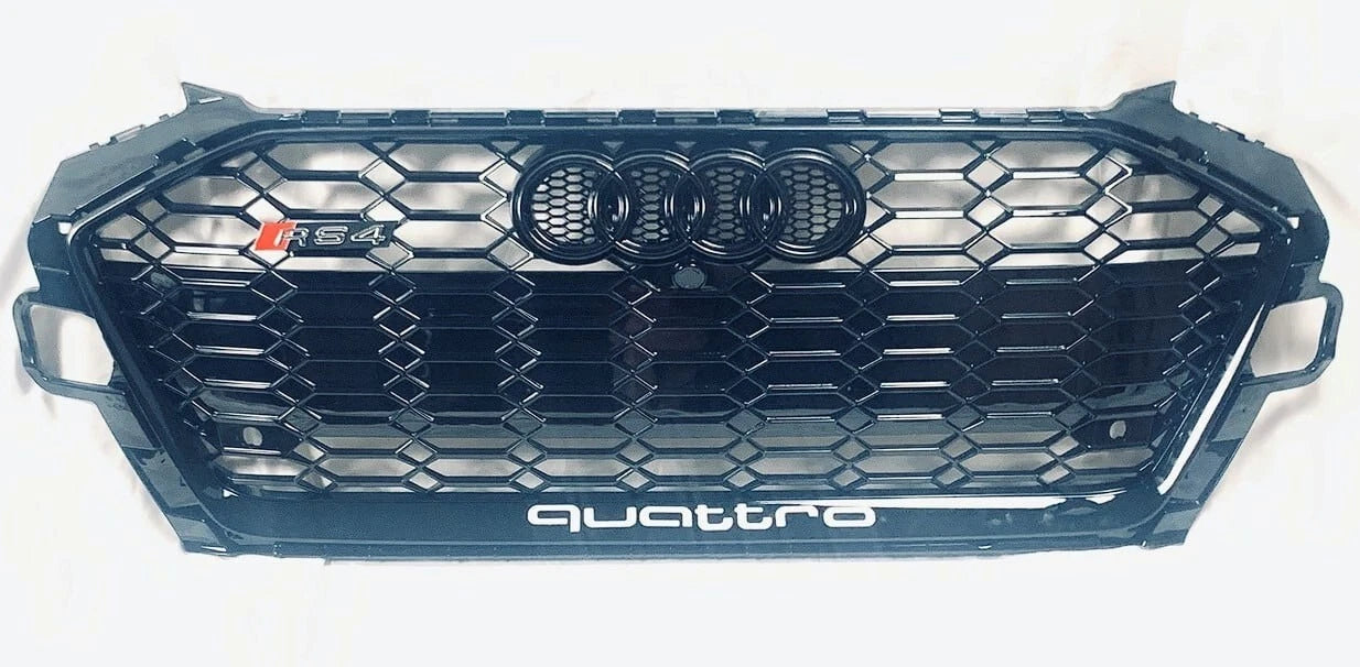 ❤️‍🔥GRIGLIA A4 B9 2020+ LOOK RS4 NERO LUCIDA❤️‍🔥