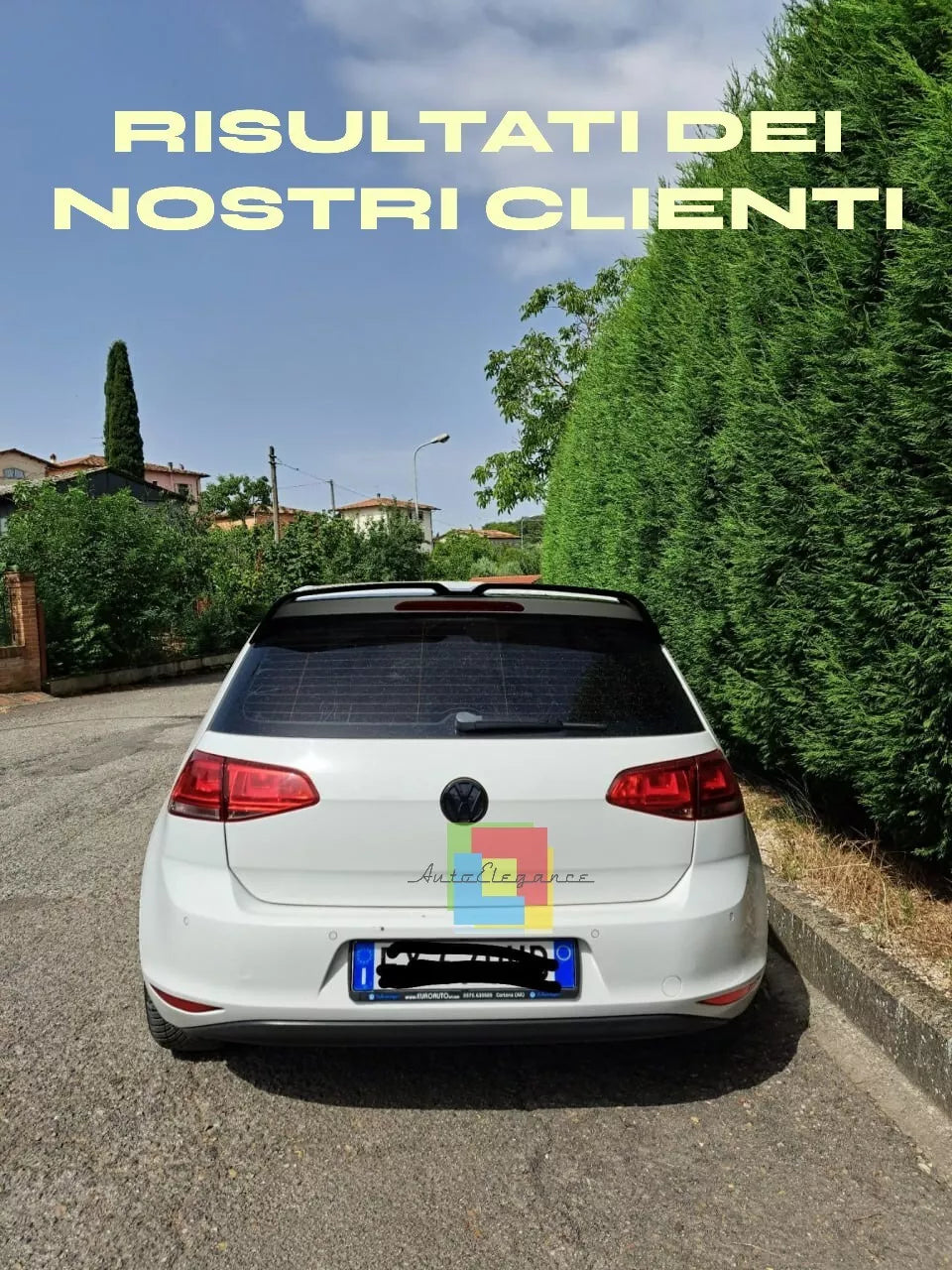 💎SPOILER TETTO ADATTO PER VW GOLF 7 DESIGN GREZZO💎