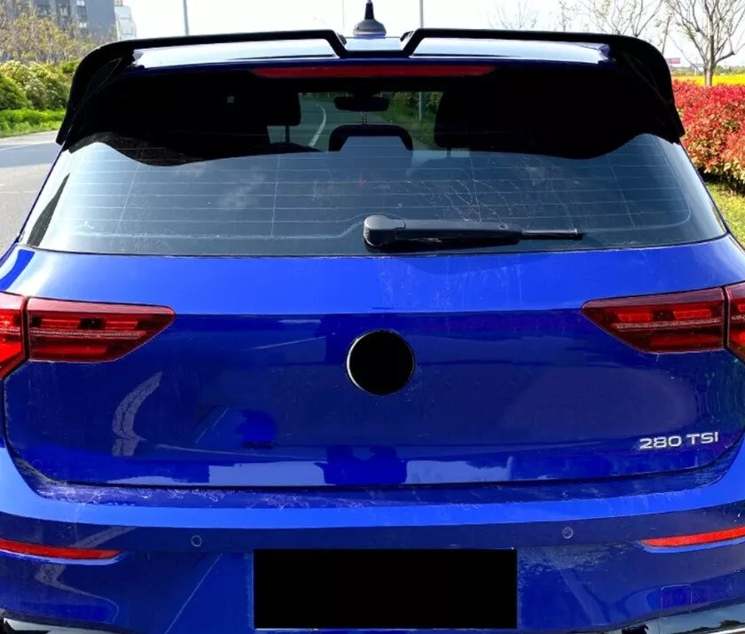 🔥SPOILER TETTO VW GOLF  VIII 2019+ POSTERIORE NERO LUCIDO🔥
