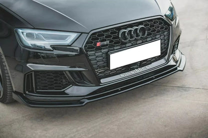 ⭐GRIGLIA ADATTA PER AUDI A3 8V 2017-2020 LOOK RS3 LOOK NERO LUCIDA⭐