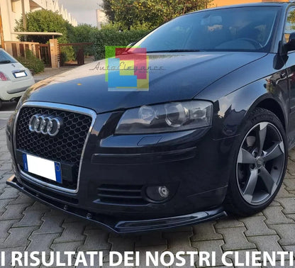 ⭐GRIGLIA ANTERIORE ADATTO PER AUDI A3 8P 05-08 CALANDRA LOOK RS3 CROMATO⭐
