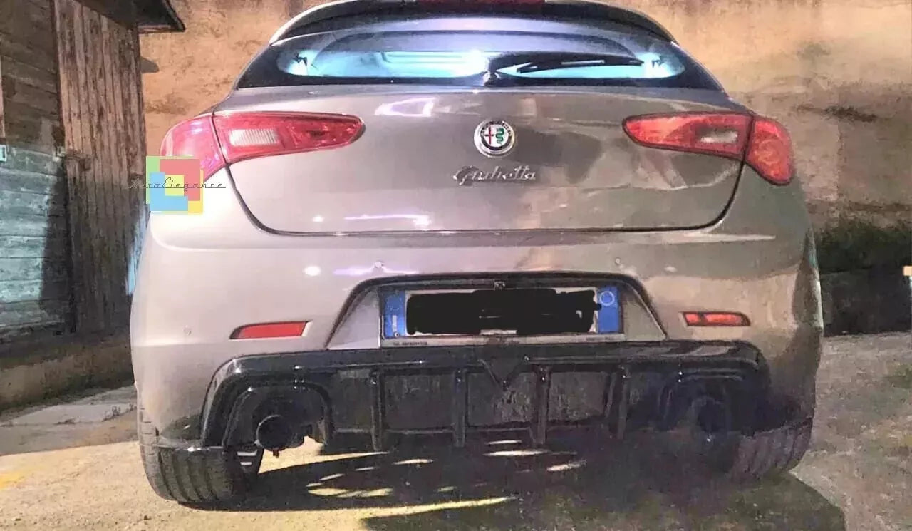 🔥DIFFUSORE ADATTO PER ALFA ROMEO GIULIETTA LOOK TUNING NERO LUCIDO🔥