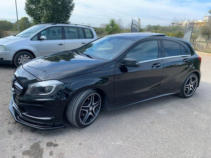 💥SPLITTER ADATTO PER MERCEDES W176 2012-2015 AMG A45 NERO LUCIDO💥