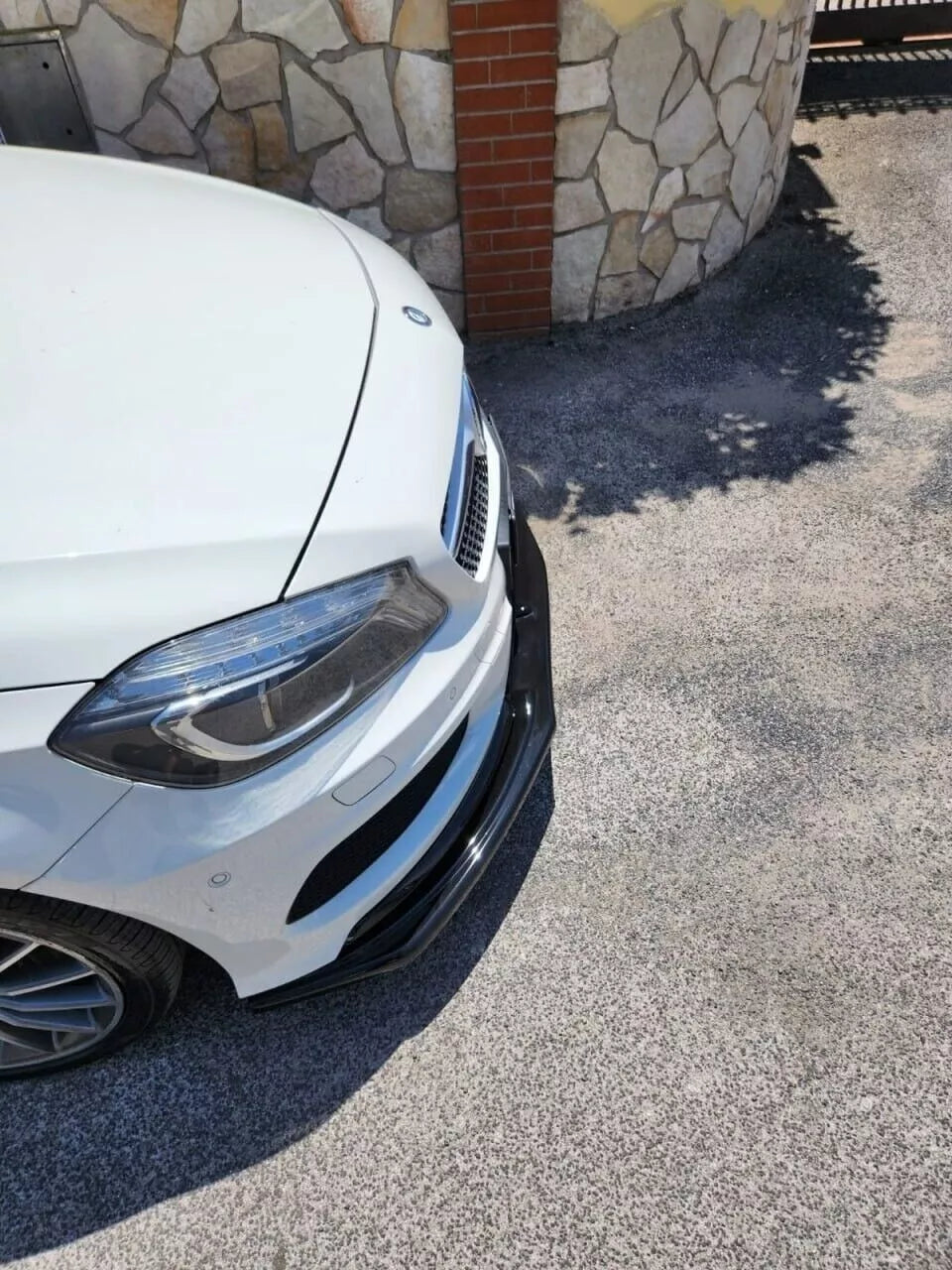 💥SPLITTER ADATTO PER MERCEDES W176 2012-2015 AMG A45 NERO LUCIDO💥