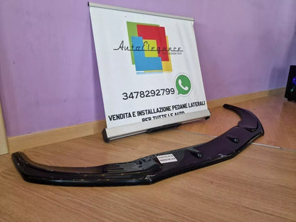 💥SPLITTER ADATTO PER MERCEDES W176 2012-2015 AMG A45 NERO LUCIDO💥