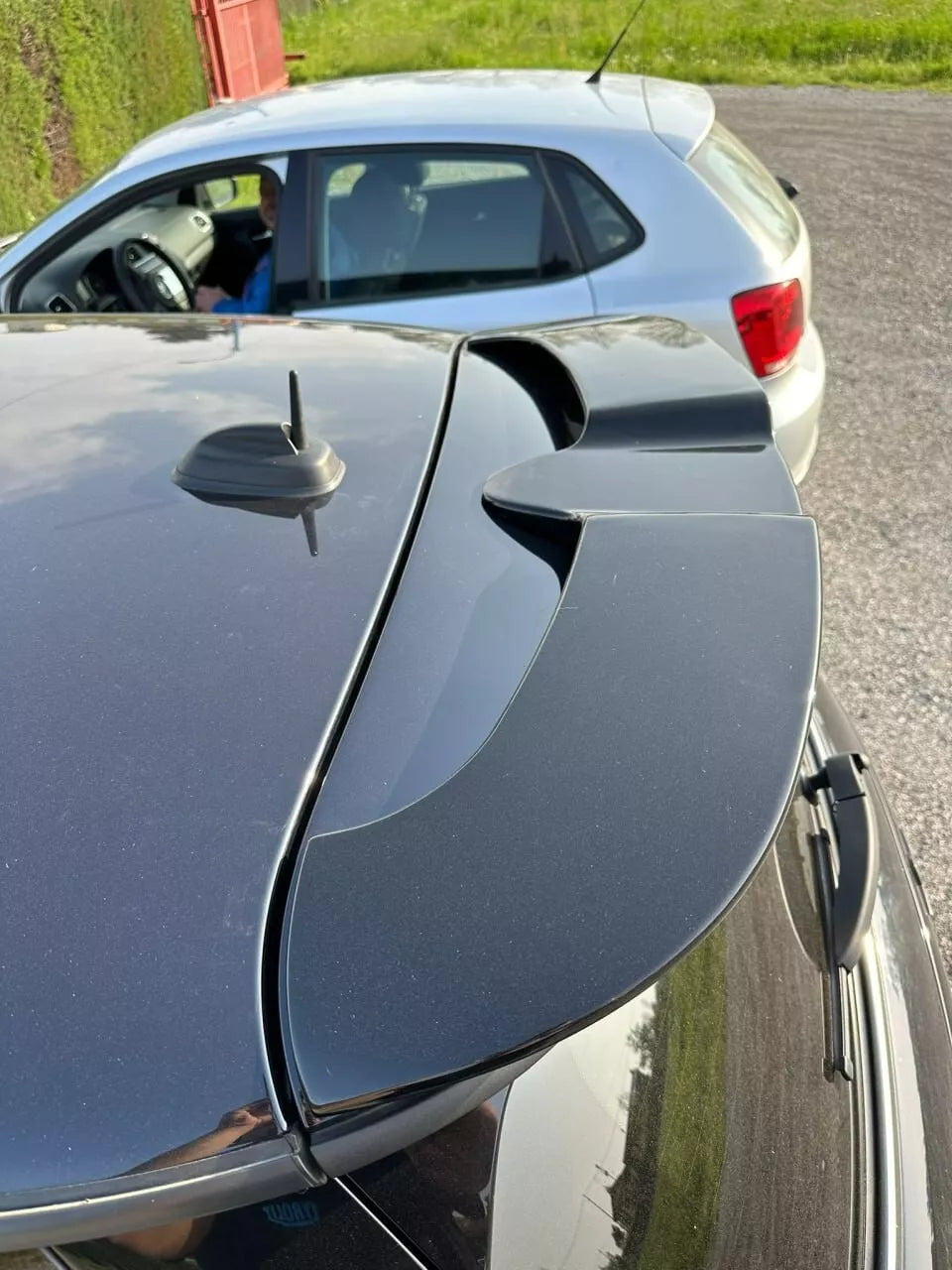 💥SPOILER TETTO NERO LUCIDO PER MINI COOPER F55 F56 LOOK JCW 2013+💥