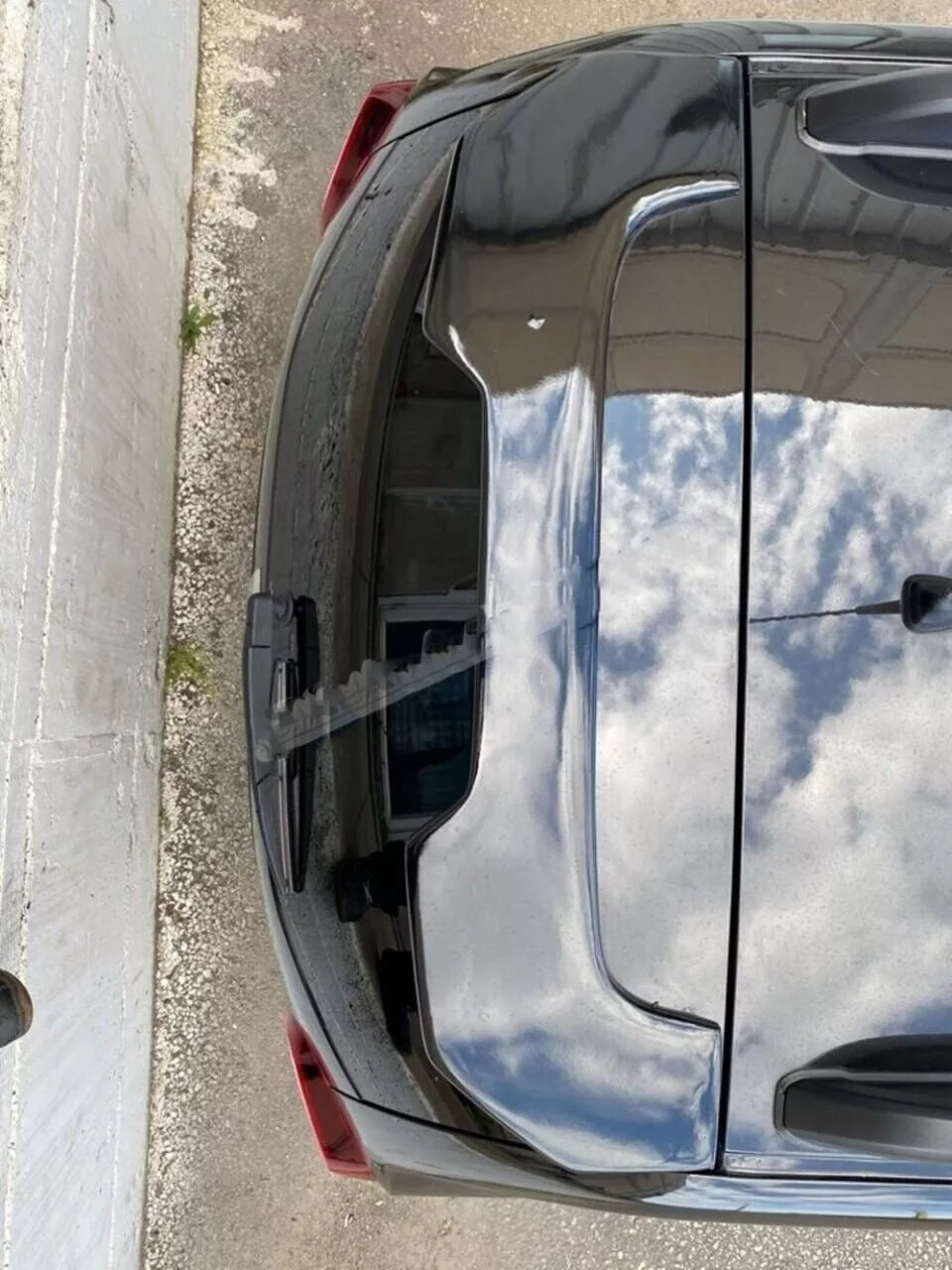 🔥SPOILER TETTO PER DACIA DUSTER 2 2018-2021 LOOK SAFARI NERO LUCIDO🔥
