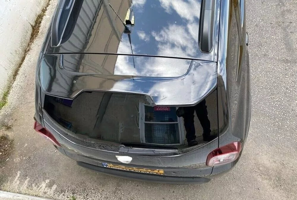 🔥SPOILER TETTO PER DACIA DUSTER 2 2018-2021 LOOK SAFARI NERO LUCIDO🔥
