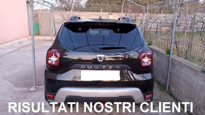 🔥SPOILER TETTO PER DACIA DUSTER 2 2018-2021 LOOK SAFARI NERO LUCIDO🔥