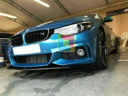 🔥SPLITTER ADATTO PER BMW SERIE 4 F32 F33 SPORT LAMA SOTTO PARAURTI ANTERIORE🔥