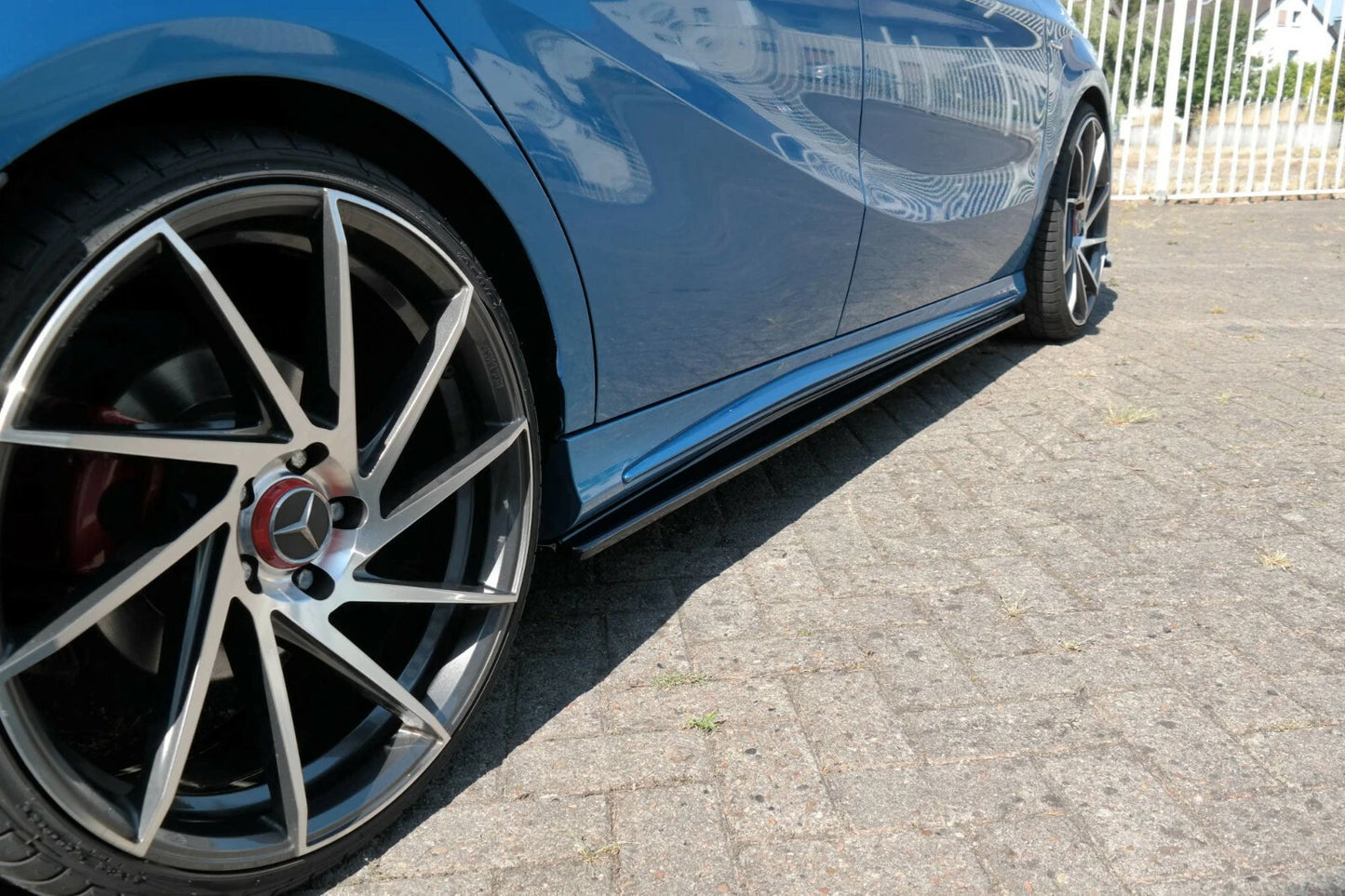 🔥SOTTO MINIGONNE ABS NERO LUCIDO ADATTO PER MERCEDES CLASSE A W176🔥