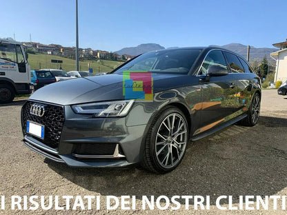 💥GRIGLIA ANTERIORE ADATTO PER AUDI A4/RS4 B9 2015+ NIDO D'APE BLACK 💥