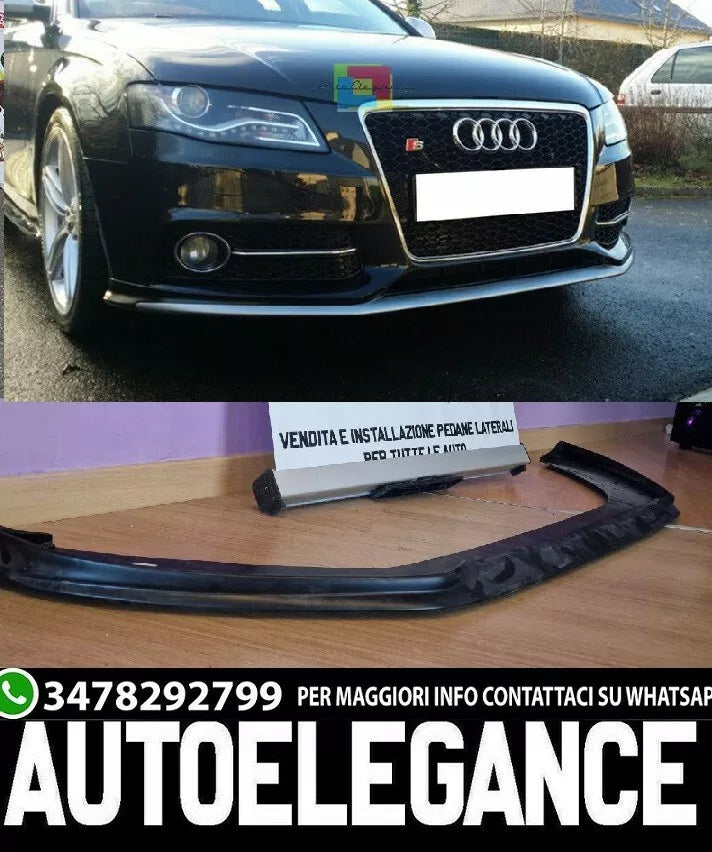 SOTTO PARAURTI AUDI A4 8K B8 AVANT BERLINA 07-12 SPOILER ANTERIORE LOOK RS4