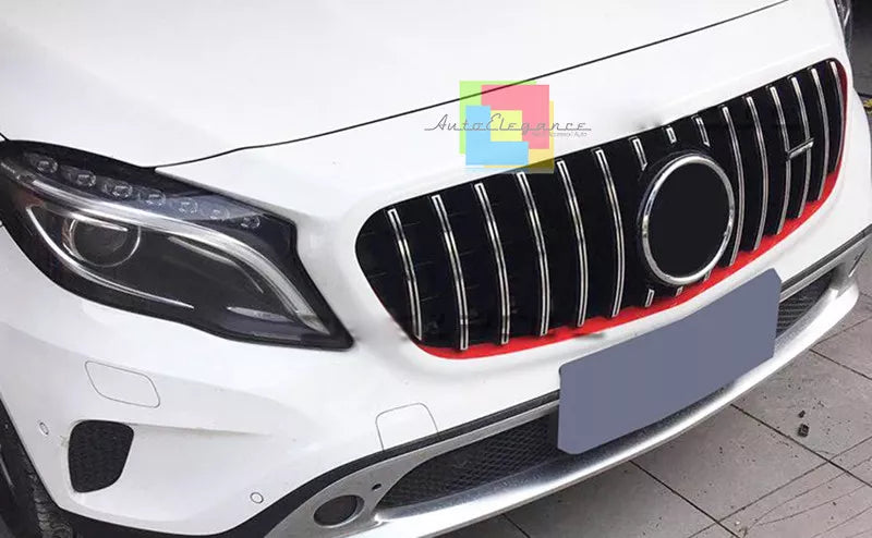 ✨GRIGLIA ANTERIORE ADATTO PER MERCEDES GLA X156 2013-2016 AMG PANAMERICANA ✨