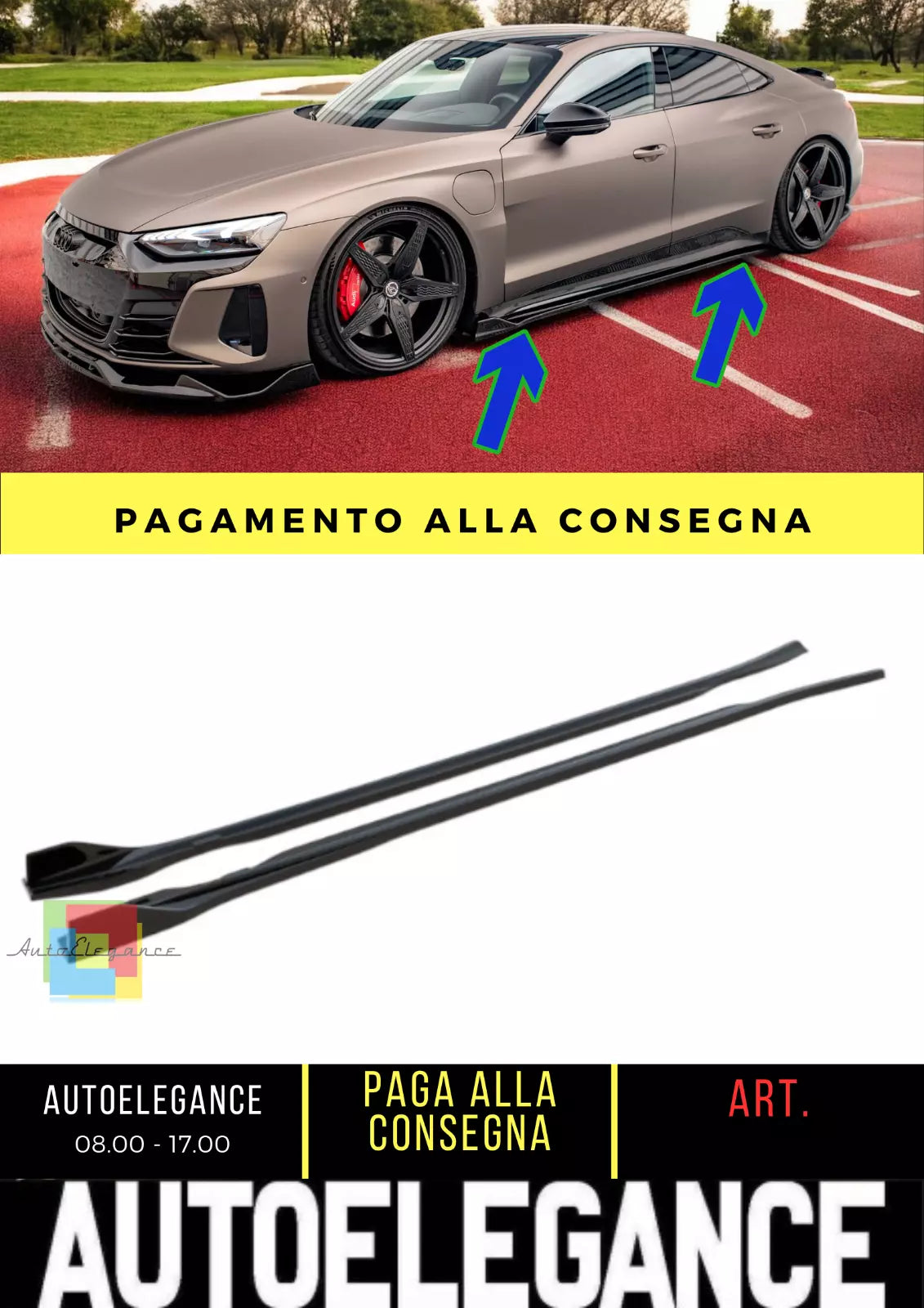 Kit carrozzeria Von Splitter Audi E-tron Gt / Rs Gt Mk1