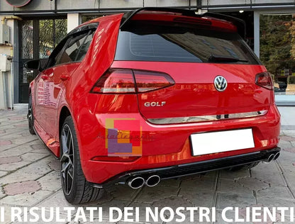 🔥DIFFUSORE POSTERIORE LOOK QUATTRO TERMINALI ADATTO PER VW GOLF 7.5🔥