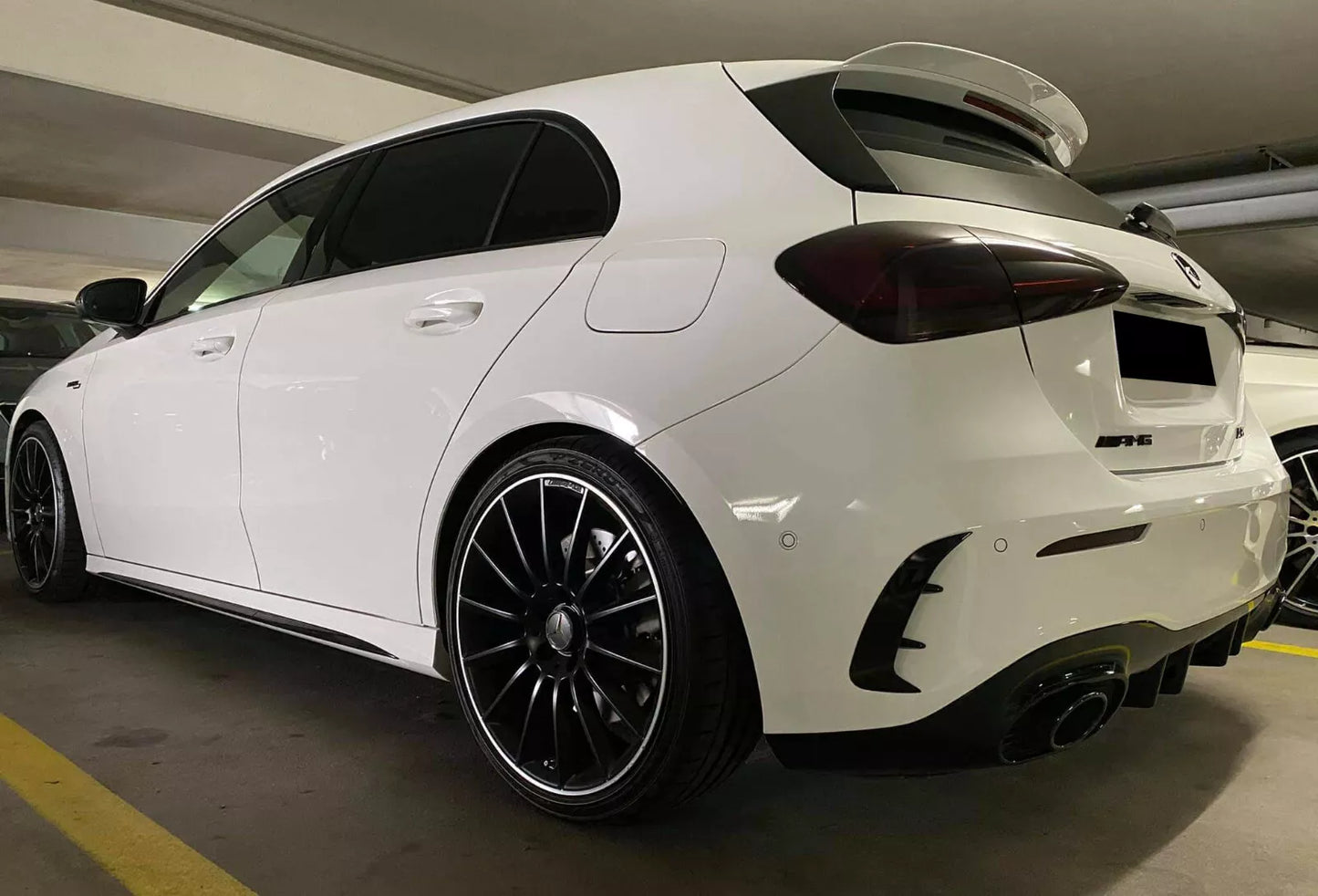 ⭐SPOILER ADATTO PER MERCEDES CLASSE A W177 AMG ABS NERO LUCIDO ⭐